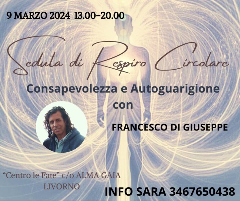Seduta di respiro Circolare CONSAPEVOLE
