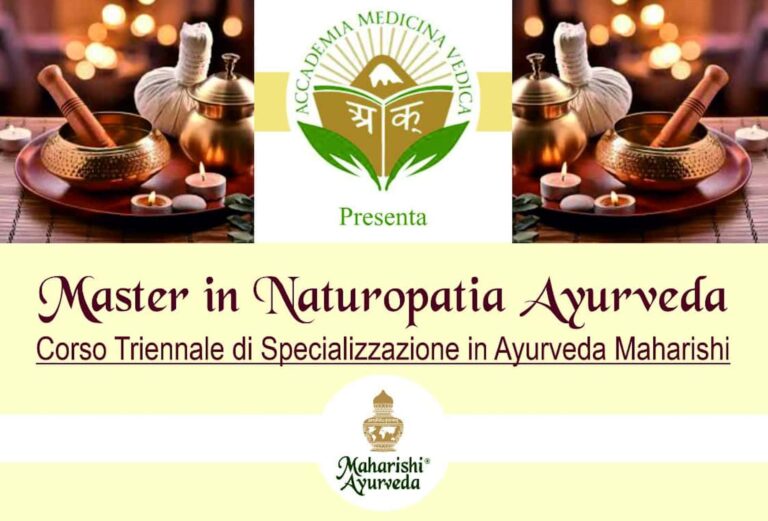 Master in Naturopatia Ayurveda