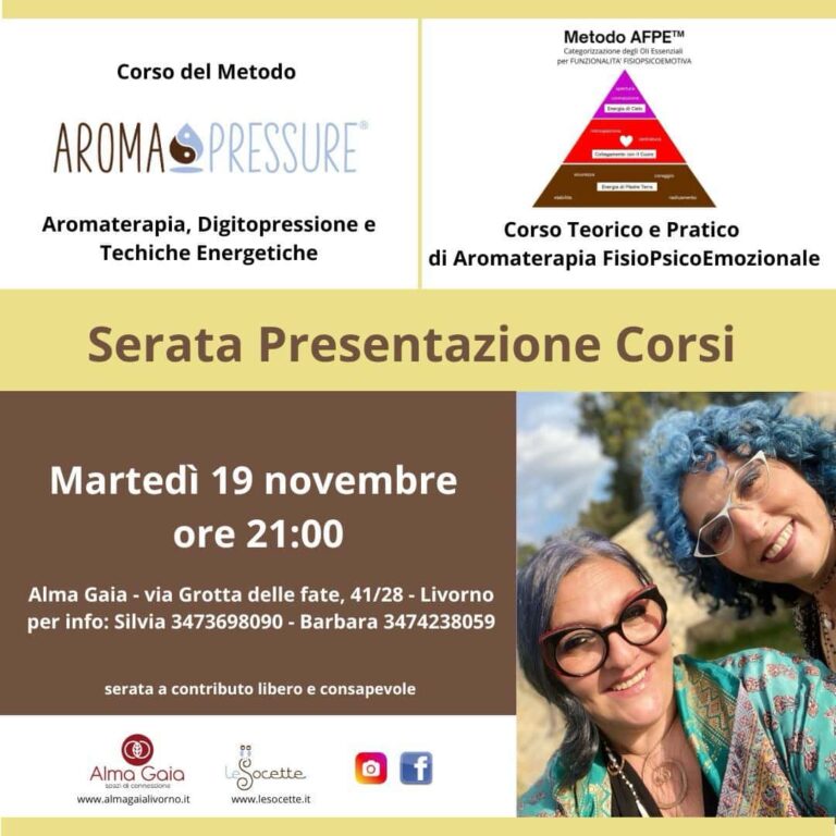 Presentazione Corsi Aromaterapia 3 Presentazione Corsi Aromaterapia