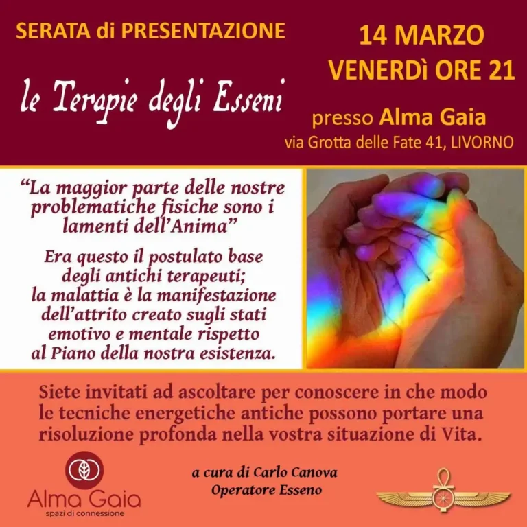 Le Terapie degli Esseni